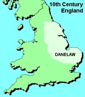 Danelaw Map